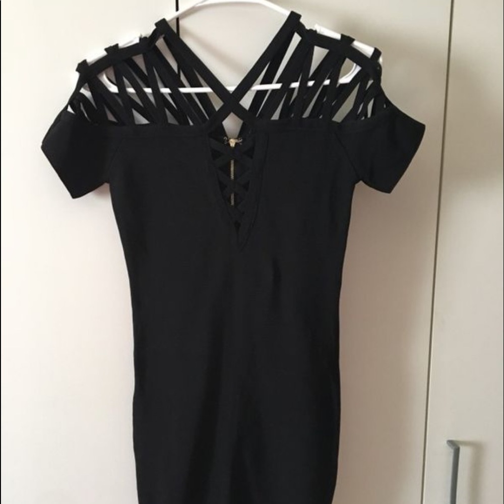 Black Bebe dress
